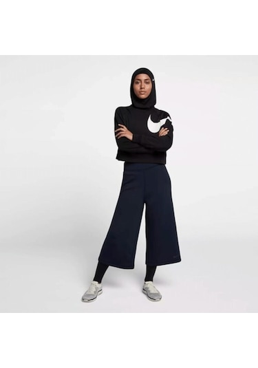 N.000.3533.010.ml Nıke Pro Hıjab 2.0 Black Sporcu Baş Örtüsü Siyah