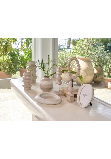 Linens Chally 15x15 Cm Vazo Bej Bej