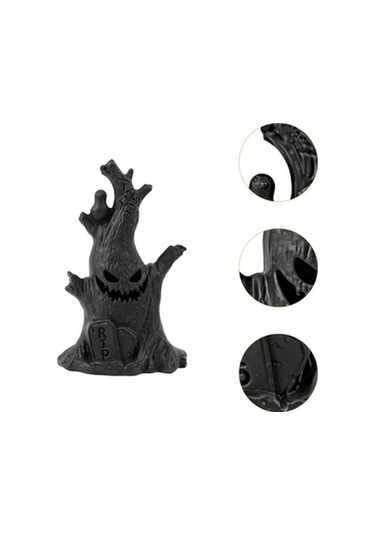 Lijinxu Cadılar Bayramı Hayalet Ağaç Kütüğü Işıklı Süs