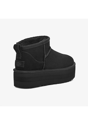 Ugg Classic Ultra Mini Platform Kadın Siyah Bot Düz 1135092 Siyah