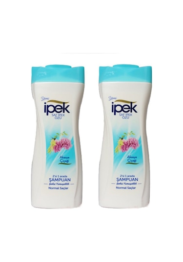 İpek 2 si 1 Arada Akasya Çiçeği Özlü Normal Saçlar için Şampuan 480 ML x 2