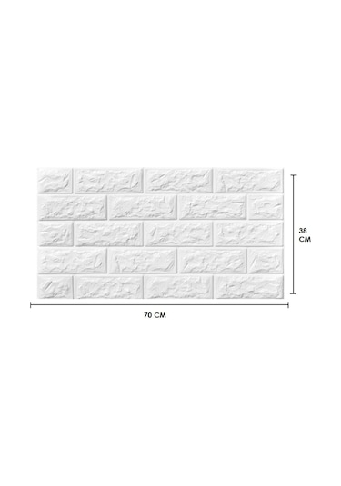 Kendinden Yapışkanlı Duvar Kaplama Kağıdı Paneli 70 x 38 CM 0.26 M2