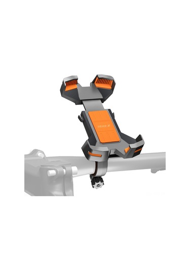 Geeksen Motor Süpürgesi, Elektrikli Bisiklet Ve Bisiklet İçin 360 Döner, Tek Tık Kilitli, Sarsıntı Emici Telefon Tutucu - Siyah Pb09plus-ad Siyah