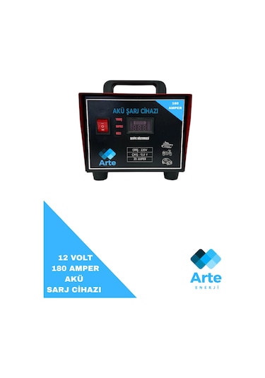 Arte Akü Şarj Cihazı 12 Volt 180 Amper
