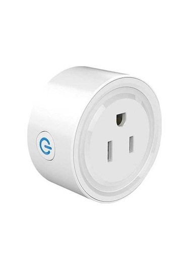 Prestigegoods Akıllı Fiş Kablosuz Wi-fi Fiş Uzaktan Kumanda Beyaz Us Fiş, Hub Gerekmez, Enerji Tasarruflu, Tv, Lümen Feneri İçin