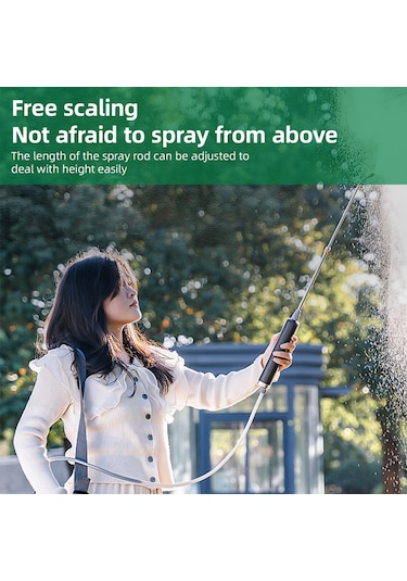 Hallow akülü Bahçe Püskürtücü 132 Galon / 5l Usb Şarj Edilebilir H47749gr