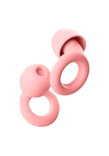 Aircraft (Carrier) Jzcat Süper Silikon Ses Yalıtımlı Gürültü Önleyici Kulak Tıkaçları - Pembe