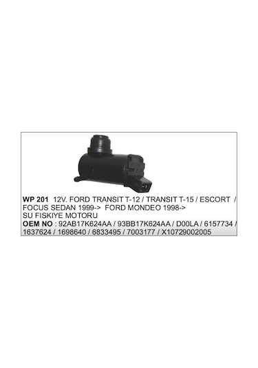 Cam Su Motoru 12V Escort Ford Transit T12-T15 V184 504628267