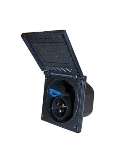 Cee Kapaklı Dış 220 Volt Elektrik Girişi Siyah Renkli