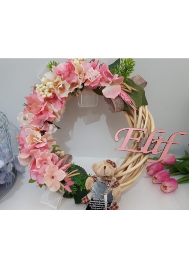 Püsküllü Çelen Bebek Kapı Süsü Çok Renkli