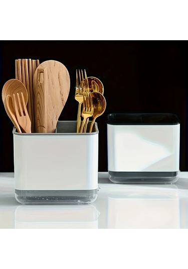 Fochsia Gri 2 Renk Seçenekli Modern Çok Katlı Banyo Organizatörü - Diş Fırçası Ve Tarak Askılı Kurutmalı Gri