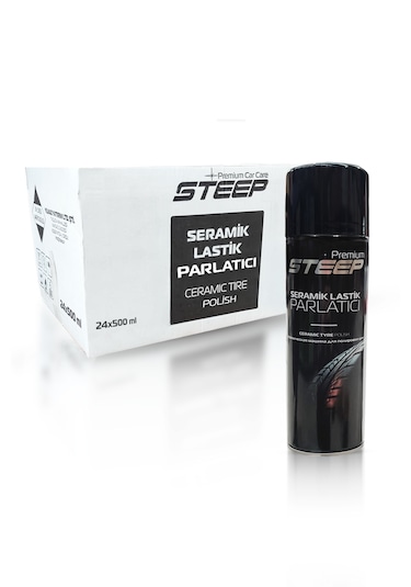 Steep Seramik Lastik & Tampon Parlatıcı Sprey 24 Adet 500ml