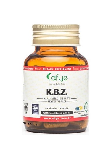 Afye Kbz 60 Kapsül 600 Mg Karahalile-Biberiye-Zeytin Yaprağı