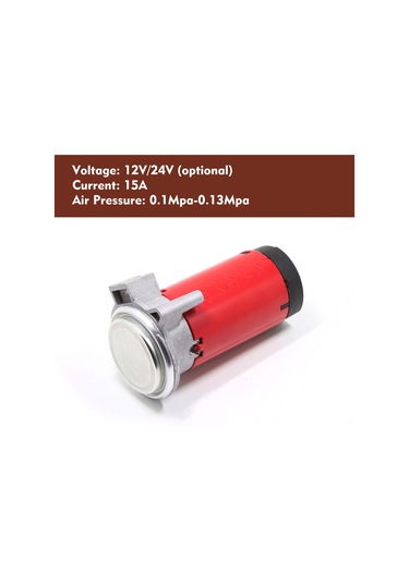 Wezone As120a 24v Kamyon Ve Tırlar İçin Yüksek Sesli Hava Kompresörü, Korozyona Dayanıklı, 12v/24v Uyumlu