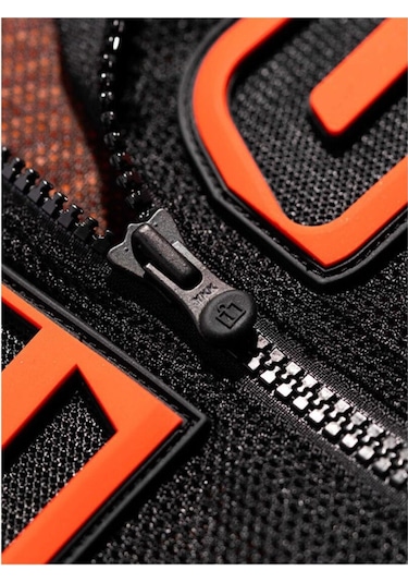 Icon Mesh Af Lthr Korumalı File Motosiklet Montu Siyah Oranj