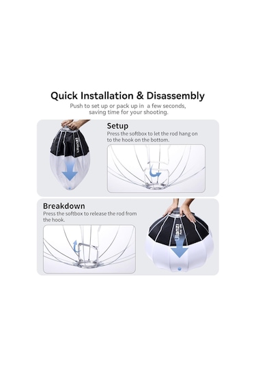 Ulanzi Las005 65cm Bowens Mount Balon Softbox