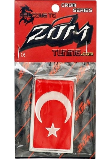 Arma Nikel Kare Türk Bayrağı Zum 1 Adet