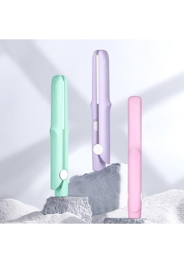 Beyaz Mini Bukle Makinesi Saç Düzleştirici Taşınabilir Çok Fonksiyonlu Seramik Hızlı Is Saç Bigudi Saç Şekillendirme Seti 56659649