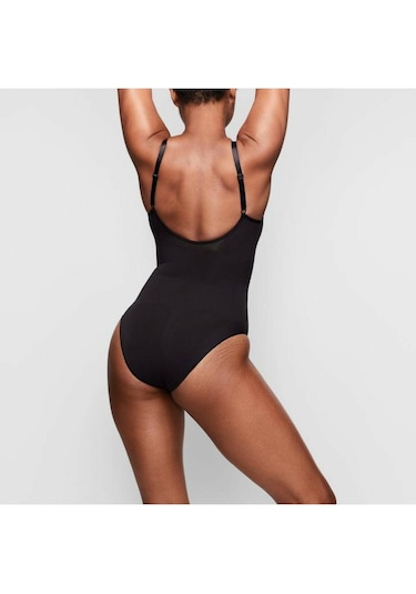 Mistirik Kadın Çıtçıtlı (Zıbın) Korse Push Up Etkili Siyah Renk Siyah