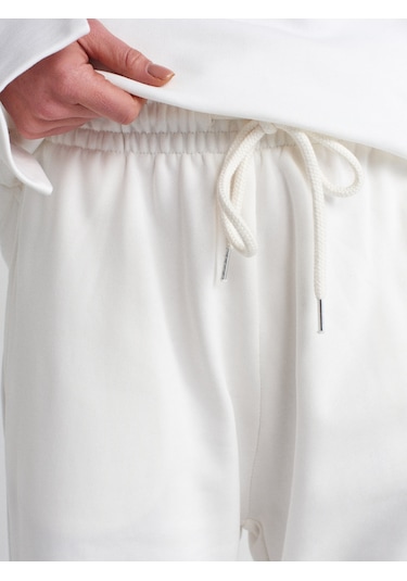 Dilvin 70458 Basic Jogger Pantolon Ekru