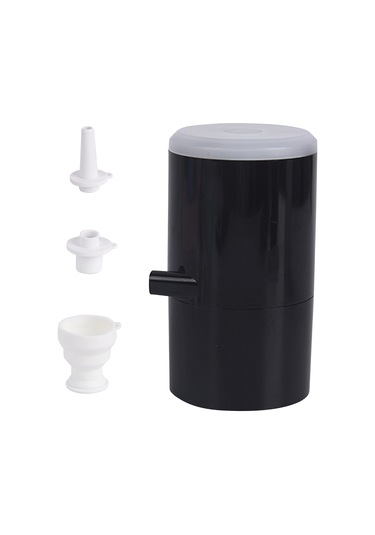 Geeksen 3 Nozzleli Şarj Edilebilir Taşınabilir Hızlı Şişirme Pompası, Led Işıklı, Havuz Oyuncağı Ve Şişme Yatak İçin