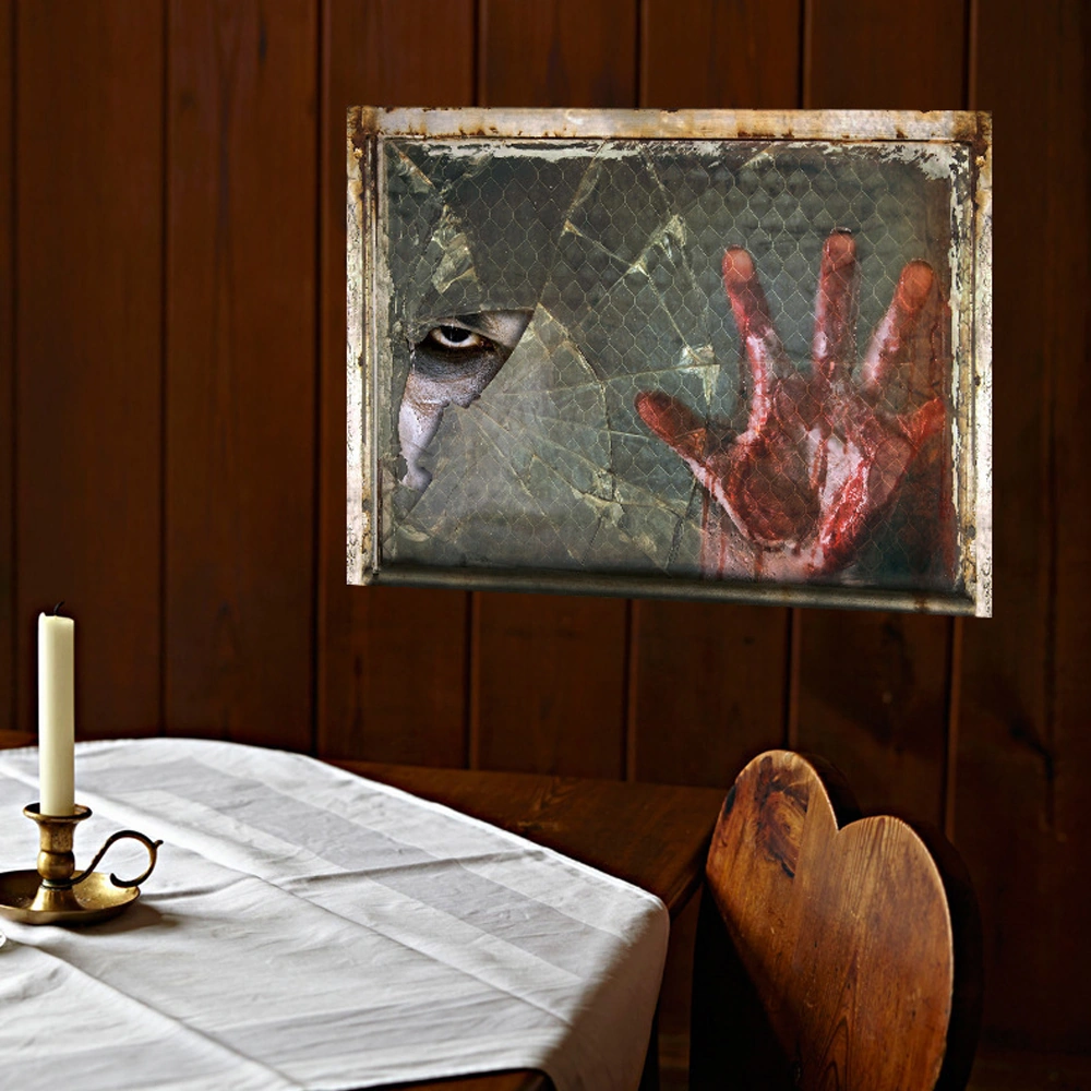 Hombey Halloween Korku Duvar Sticker 3d: Hayali Hayat Benzeri, Çevre Dostu Pvc, Ev Dekorasyonu Tür 5 Diğer