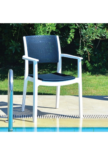 Holiday Atlas Sandalye 2'li Set Antrasit