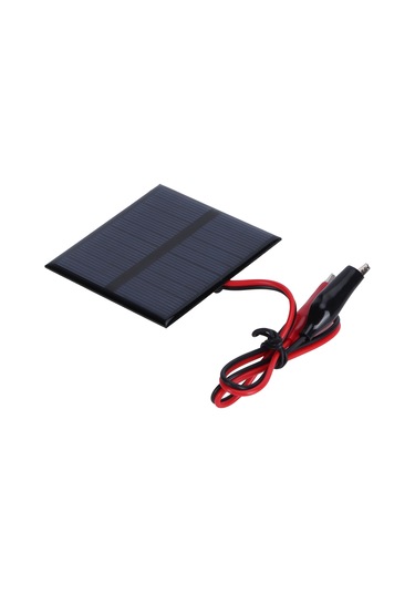 Hangfox 0.7w 5v Polikristal Güneş Paneli - 3.7v-5v Pil Şarjı İçin, Ev Projeleri Ve Bilimsel Çalışmalar İçin Uygun Depolama Fonksiyonu Yok