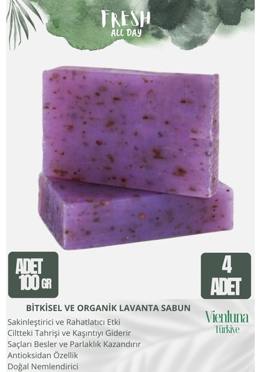 Vienluna Lavanta Sabunu 4 x 100 G