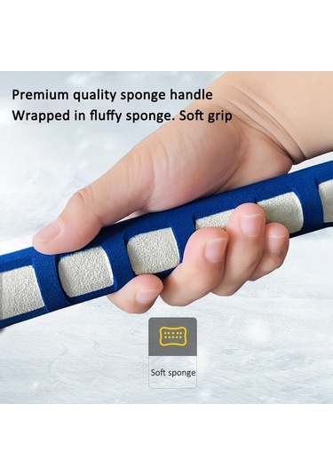 Ulzyvf Araç Kar Kazıyıcı - Uzatılabilir Alüminyum Fırça Ve Çekiçli - Boya Koruyucu