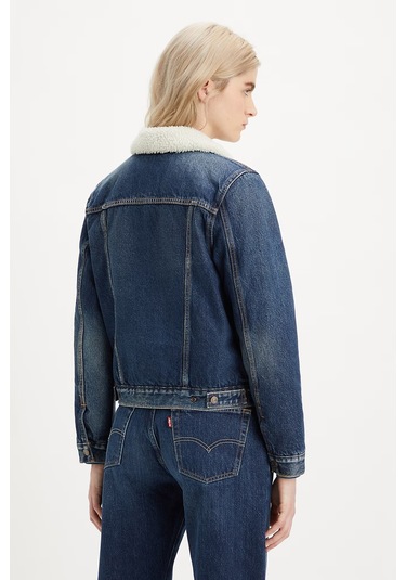 Levi's Bayan Kot Ceket 36136-0063 Koyu Mavi Koyu Mavi Levi's Bayan Kot Ceket 36136-0063 Koyu Mavi Koyu Mavi