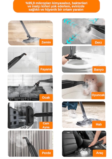Mogotech MG-101 Buharlı Temizlik Makinası