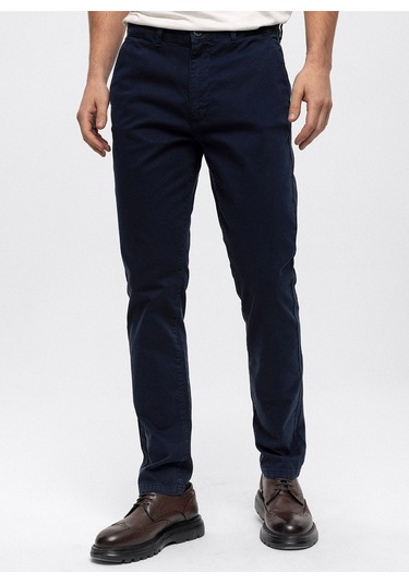 Back And Bond Normal Bel Normal Paça Slim Fit Lacivert Erkek Pantolon B33w32005 Lacivert