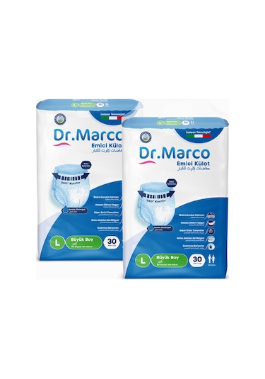 Dr. Marco Yetişkin Emici Külot L 60'lı