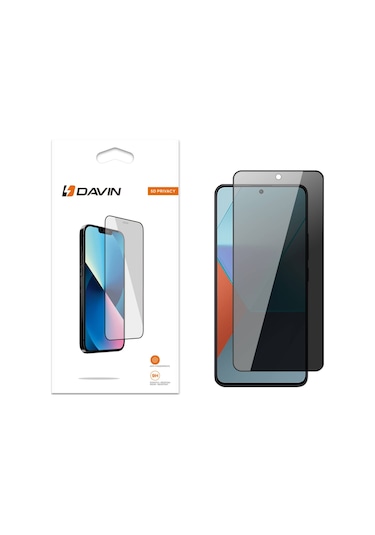 Rba Aksesuar Xiaomi Redmi Note 13 Pro 4g Davin 5d Privacy Cam Ekran Koruyucu-siyah