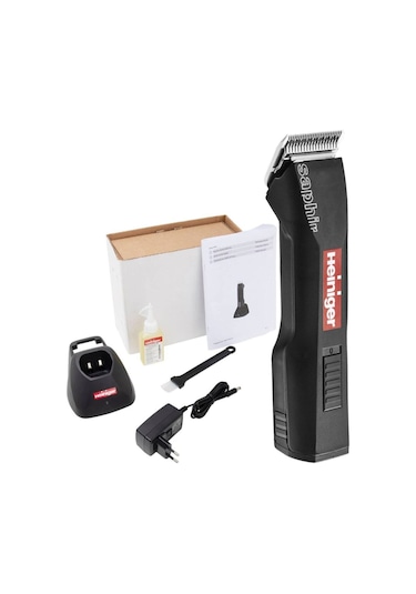 Heiniger Saphir Basic Şarjlı Evcil Hayvan Tıraş Makinesi Siyah