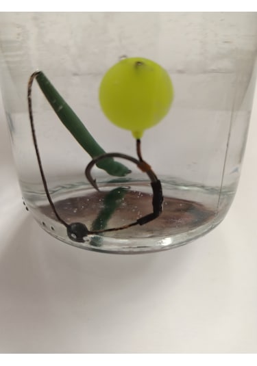 3 Adet Küspeli Sazan Rig Takımı 6 Adet Küspe 14 Mm Pop Up'lı