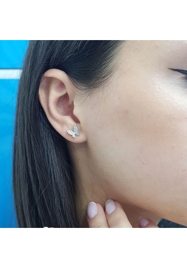 Lova Pırlanta Kelebek Küpe -  3040083