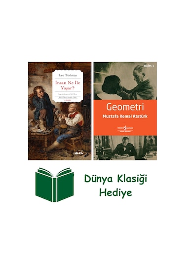 İnsan Ne İle Yaşar + Geometri + Dünya Klasiği Hediye
