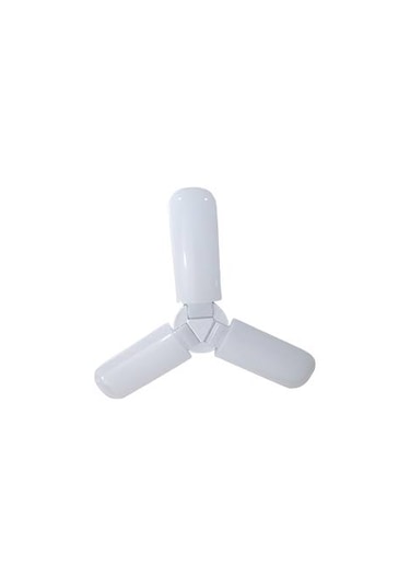 3 Kollu Katlanır Enerji Tasarruflu 45w Beyaz Pervane Led Ampul