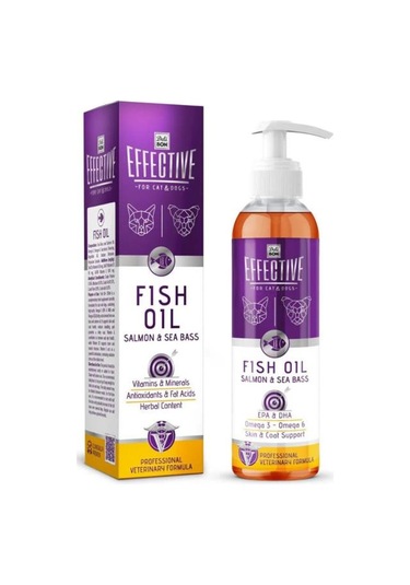 Effective Kedi Ve Köpek Takviye Ürünleri Somon Yağı 250ml