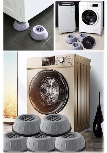 Silikon Tabanlı Ses Ve Titreşim  Ayaklık Çamaşır Makinesi