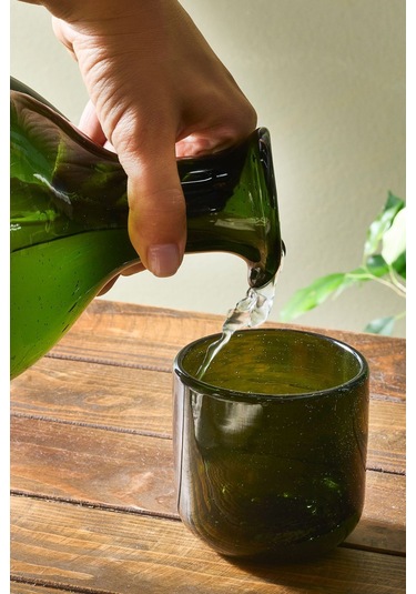 Karaca Merlot Şişe Sürahi 1000 Ml Yeşil