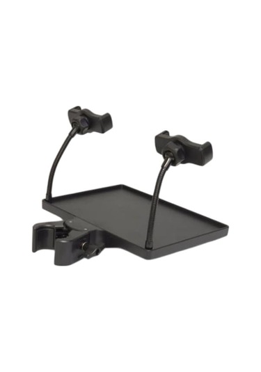 Trendooze Mikrofon Standı Tepsi Ses Kartı, 2 Telefon Tutucu,raf