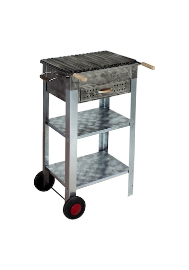 Metehan MTH-93 Çekmeceli - Lama Izgaralı - İki Tekerlekli Mangal