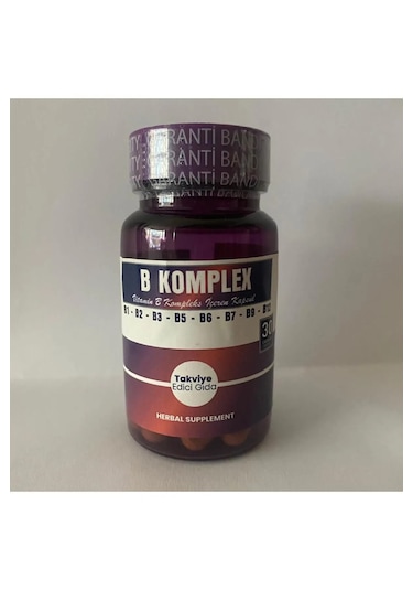 Herbal Vitamin B Komplex 30 Kapsül