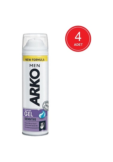 Arko Men Sensitive Tıraş Jeli 4 x 200 ML
