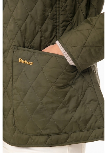 Barbour Annandale Kapitone Ceket Ol91 Olive Yeşil