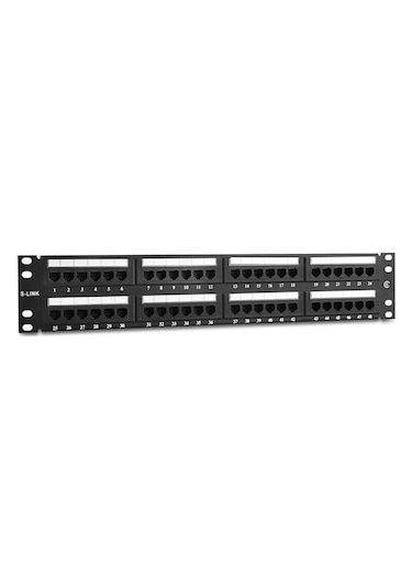 S Link Sl P648 48 Li Utp Cat6 Patch Panel
