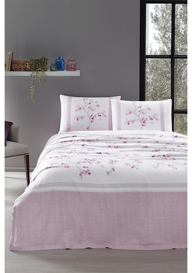 Özdilek Pike Tek Kişilik Pike Takımı Florid Pembe